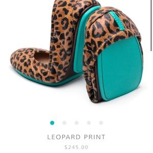 Tieks Leopard size 7 ballet flats